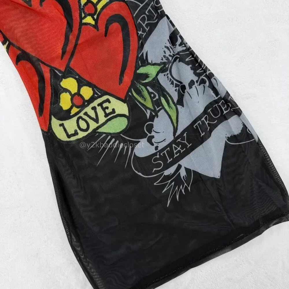 Ed Hardy Dress (Size XS) - Picture 3 of 6